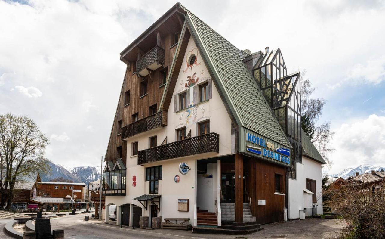 Hotel Des Neiges Les Deux Alpes Bagian luar foto